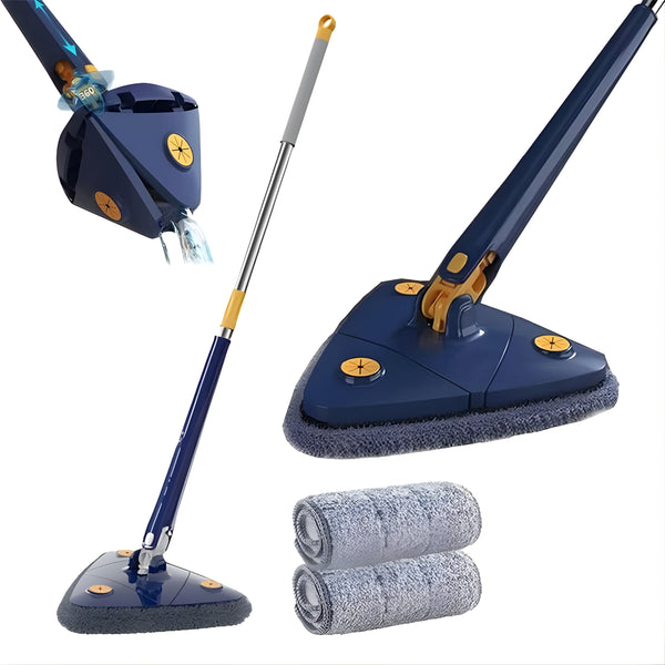 Flexible Triangle Rotary Squeezing Mop